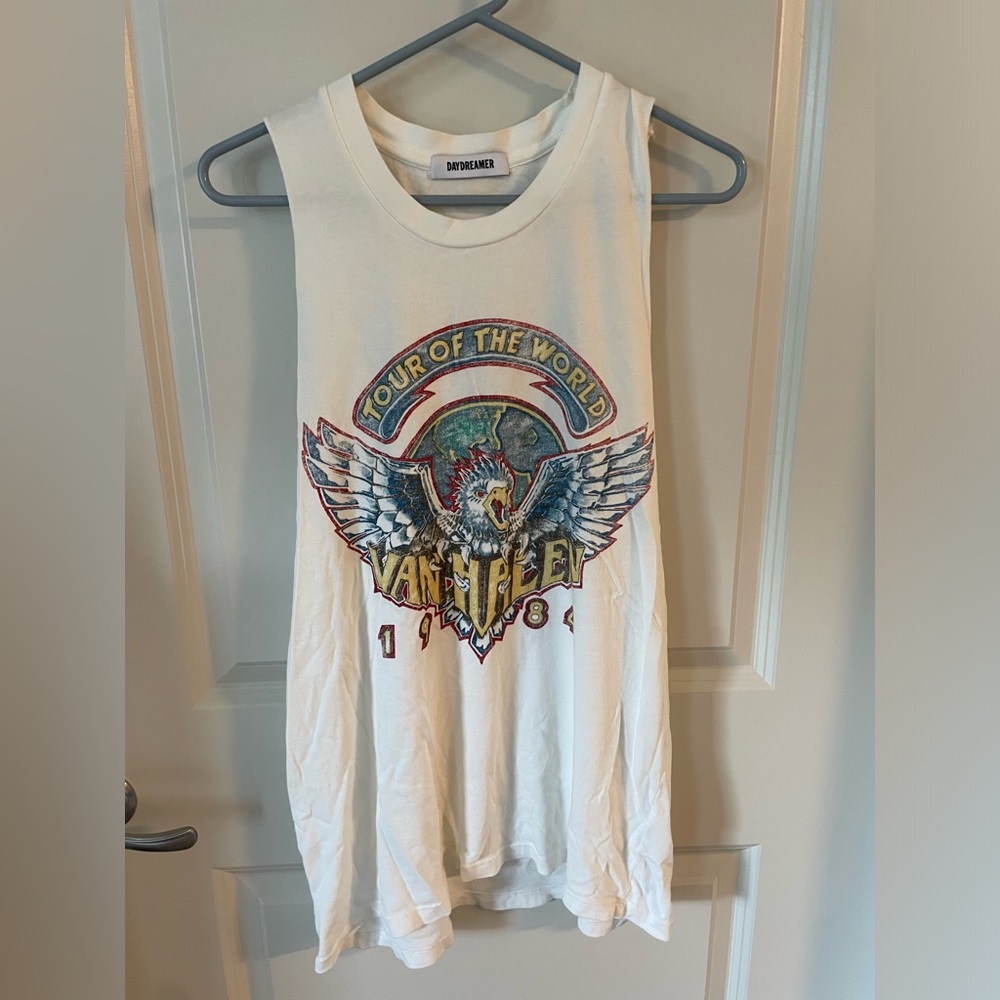 Daydreamer White Tour Graphic Tank